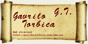 Gavrilo Torbica vizit kartica